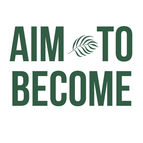 aim to become logo